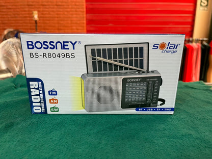 Radio FM/AM recargable  con panel Cod:1361 driver :03