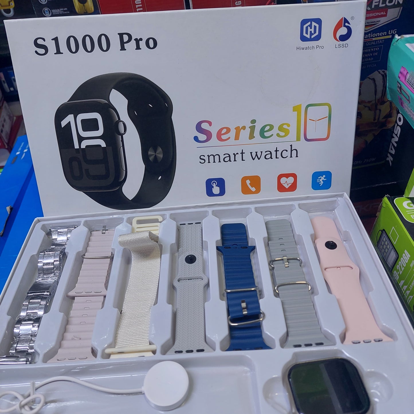 Reloj smartwacht 7 correas Cod:4459 Driver :02