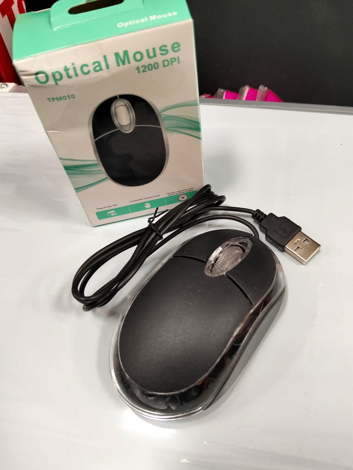 mouse optico de cable Cod:1237 driver:01
