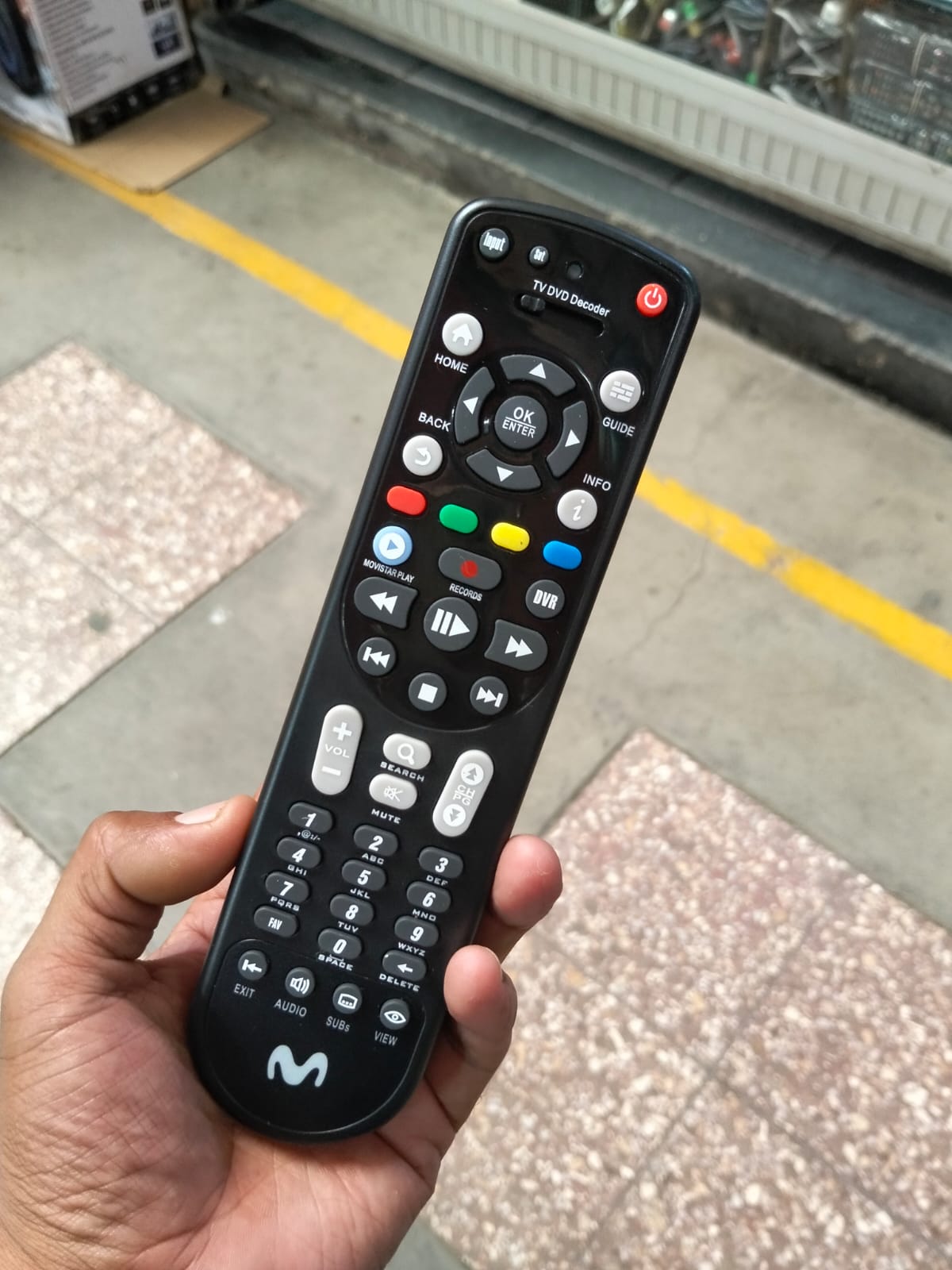 control remoto deco movistar  cod:1417 driver :03