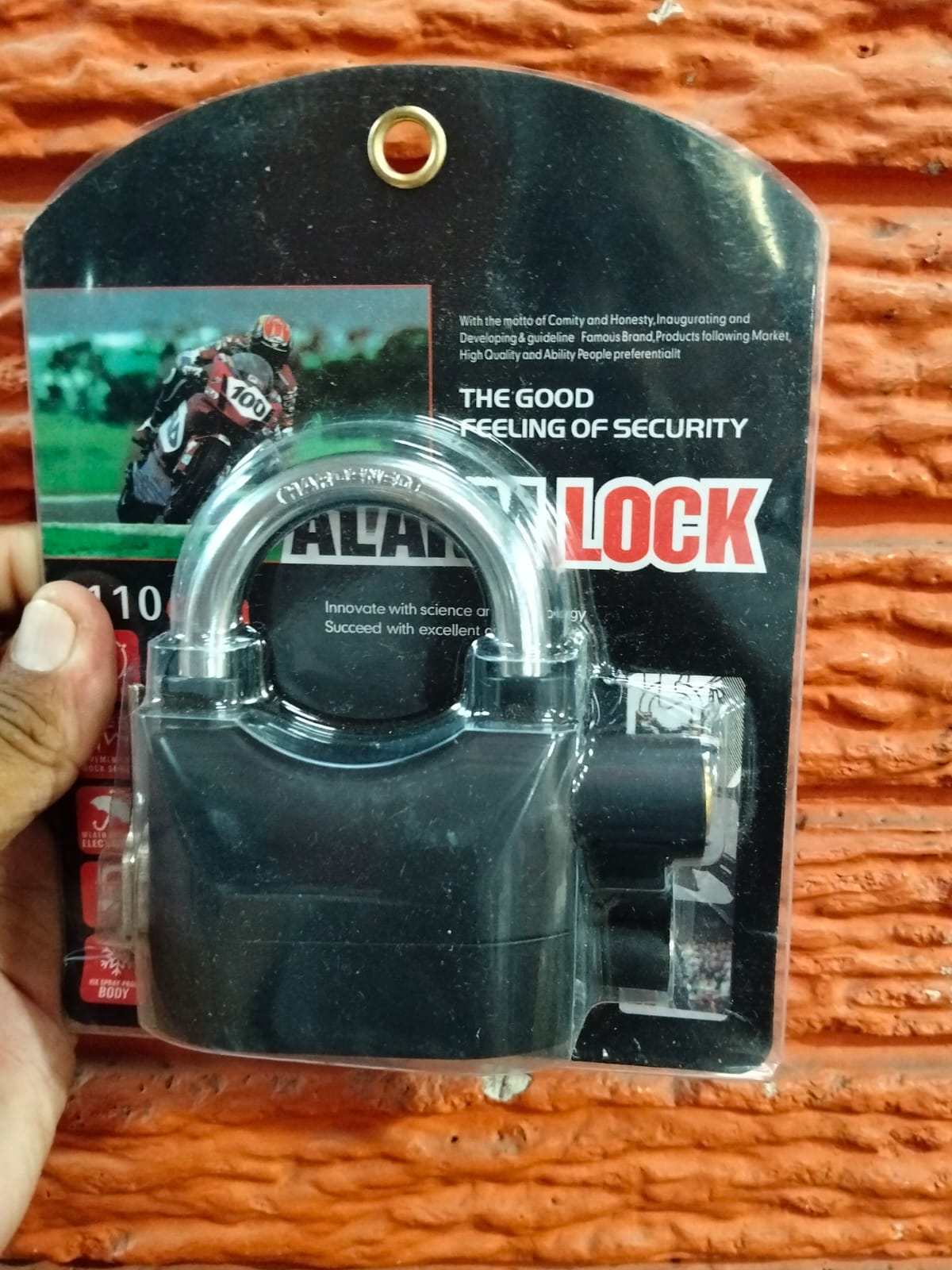 candado alarma Cod:1208 driver :01