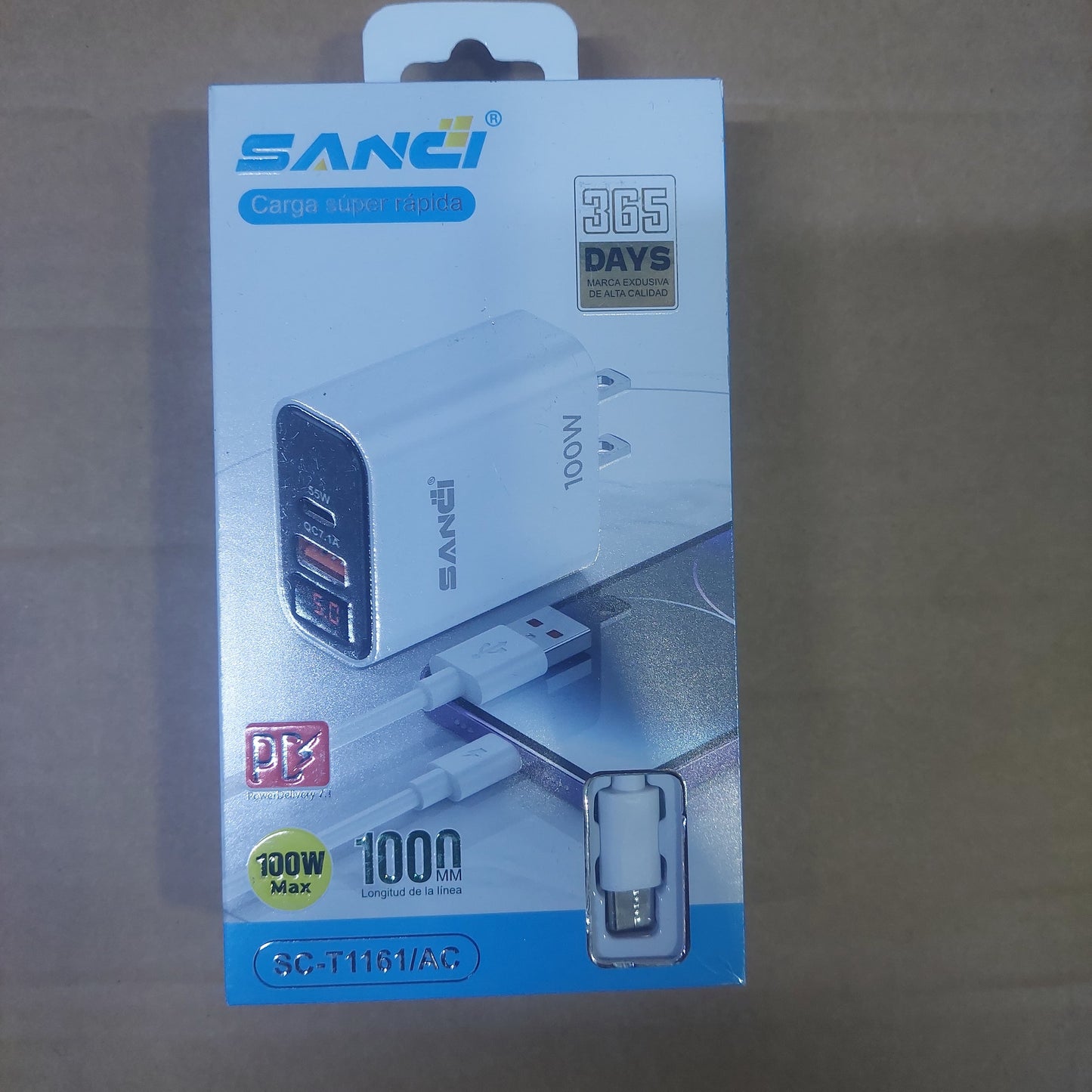 Cargador 100w tipo C  Cod: 1196 driver: 02