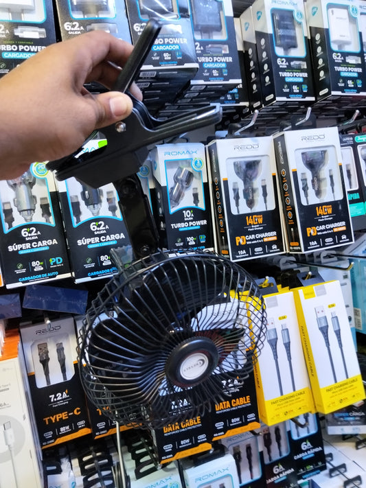 Ventilador 6" 12 V para carro Cod:3067 driver :02