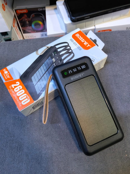 Bateria portatil 26000mah solar Cod:5088 driver:02