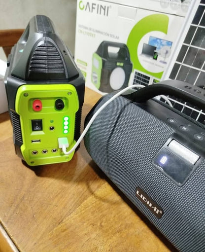 Kit solar portatil con panel solar COD:3153 COD:02
