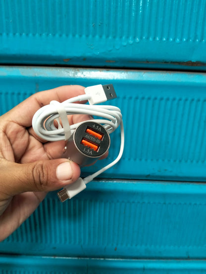 cigarrera cargador para celular carro 30W Cod:1300 driver:01