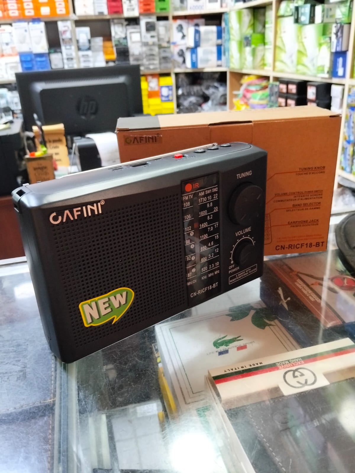 radio fm/ Am electricidad, recargable y a pilas Cod:1380 driver:03
