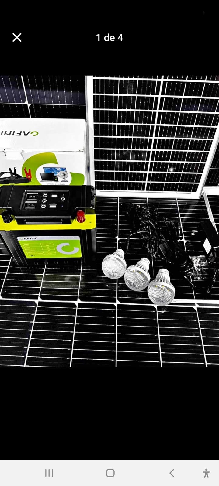 Kit solar con panel solar Cod:1391 driver:02,05