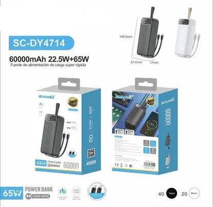 Bateria portatil solar  60000mah  Cod:1449 driver :03