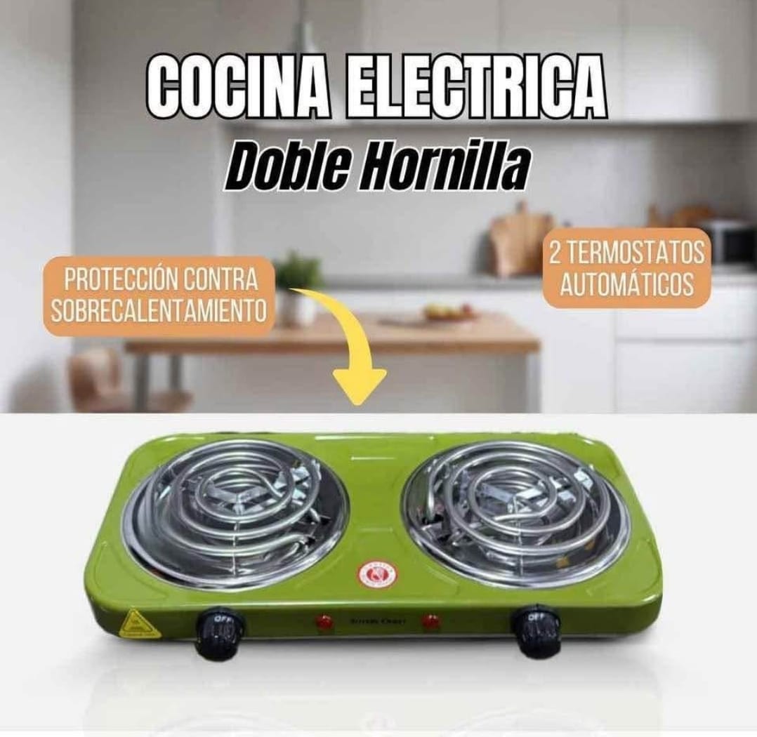 Cocina electrica 2 hornillas Cod:7004 driver :01