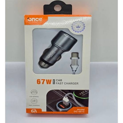 Cigarrera cargador de celular 67W Cod:1328 driver:02