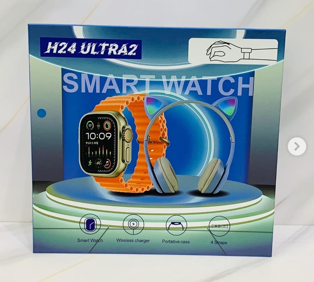 Reloj smartwacht  + audifonos gato bluetooth Cod:5025 Driver :02