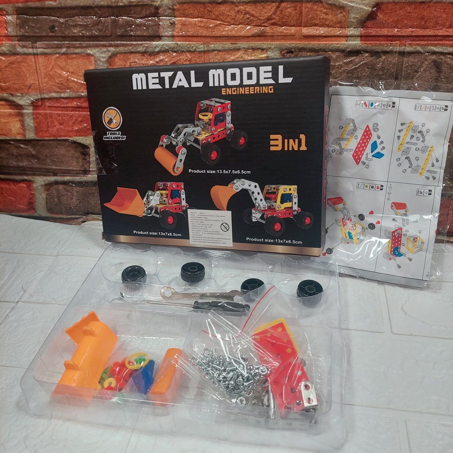 Juego de 123 piezas para armar Cod:5092 driver:03