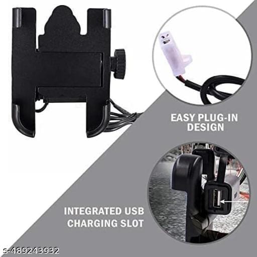 soporte de celular con cargador para moto Cod:3201 Driver:01;02;03
