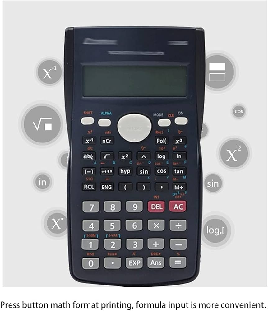 Calculadora científica 240 funciones Cod:6049 driver:03