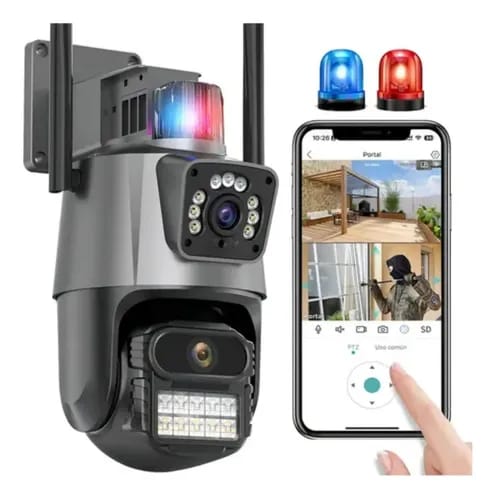 Camara de seguridad doble lente Cod:3054 driver :01