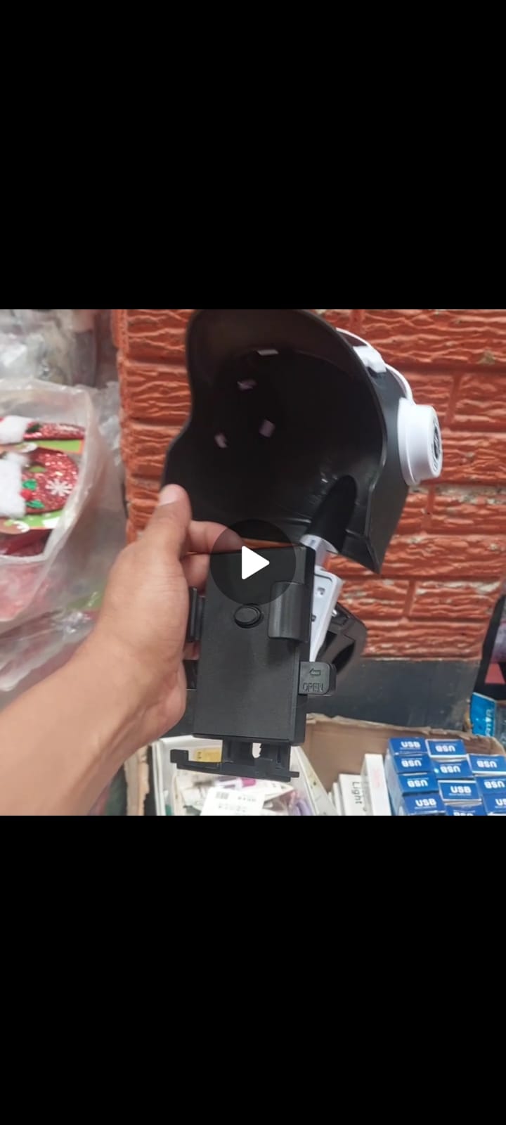 Soporte de celular con casco para moto Cod:6058
