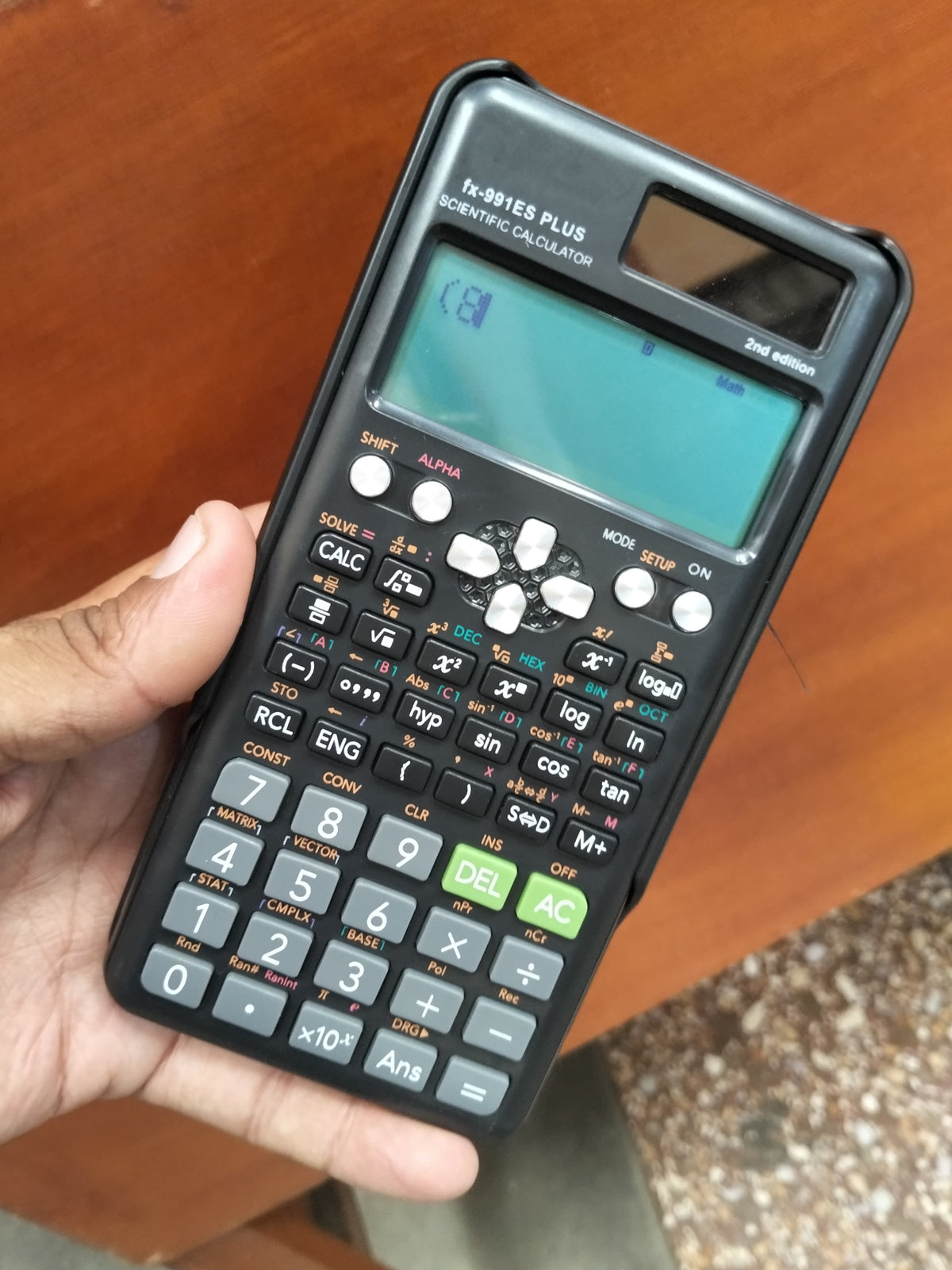 Calculadora científica 417 funciónes Cod:3019 driver :03