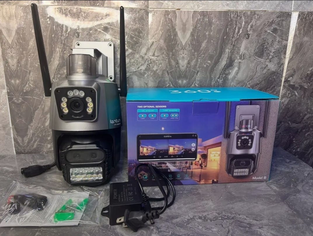 Camara de  seguridad  doble lente 3K Cod:3312 Driver :05