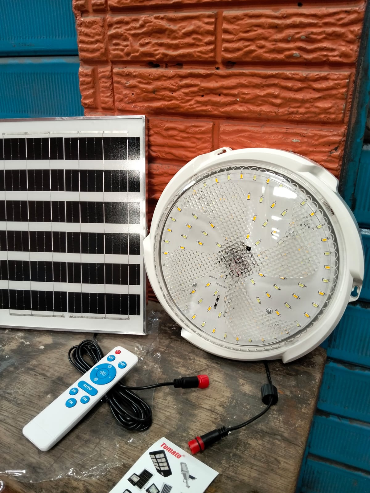iluminaria circular solar 200W Cod:1537 driver:01