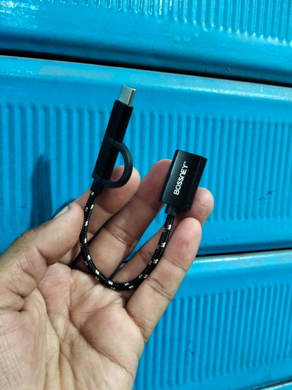 Cable adaptador OTG 2 en 1 Cod:1271 driver:01