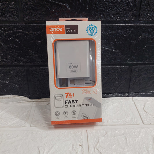 Cargador tipo C 7A 80W Cod:3359 Driver :01