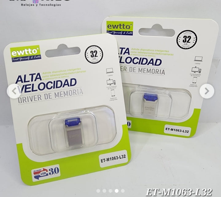 Memoria USB 32gb Cod:1436 driver:01