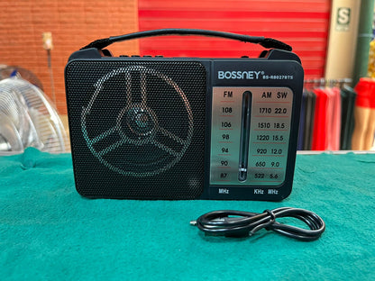 Radio FM/AM recargable  con panel Cod:1362 driver :03