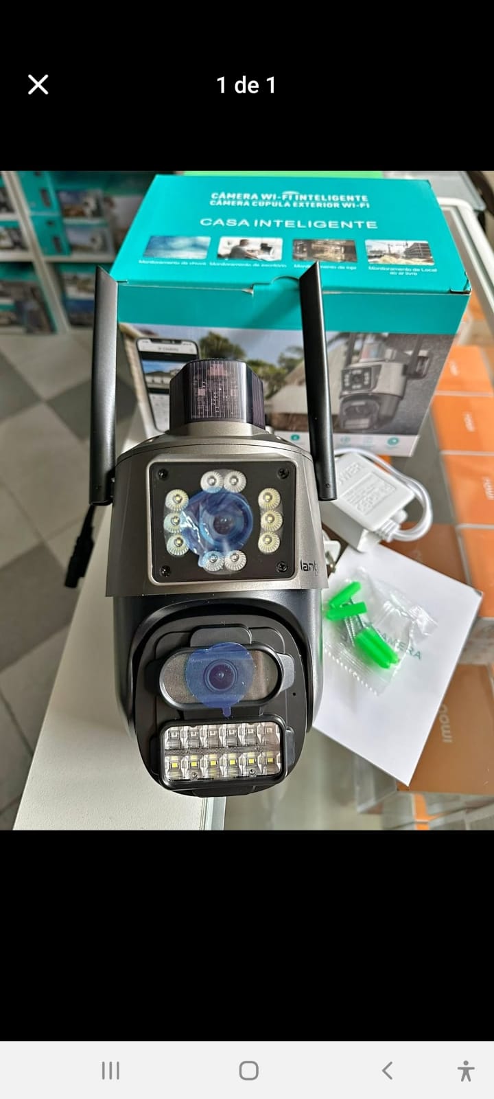 camara de seguridad doble lente 4K cod:1216 driver:05,03