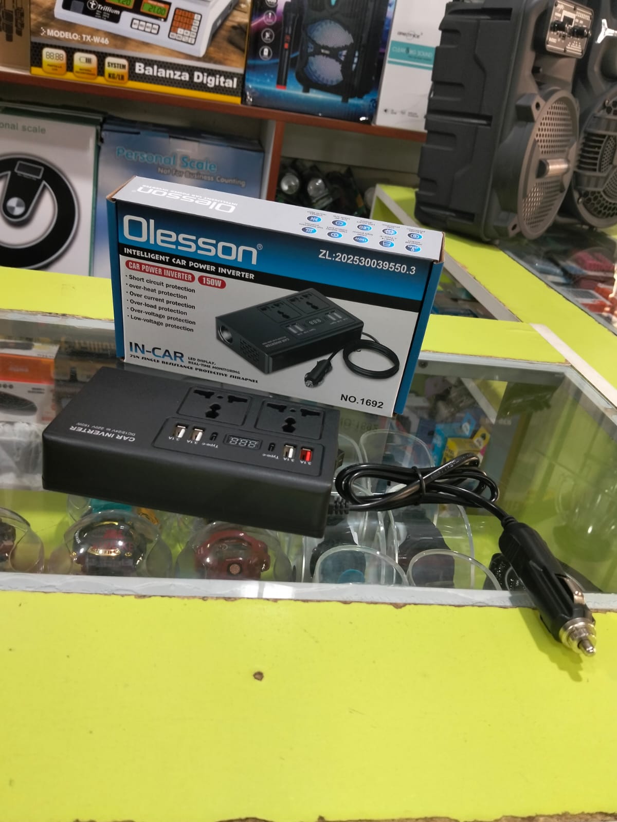 Inversor cargador cigarrera para  carro Cod:1203 driver:05