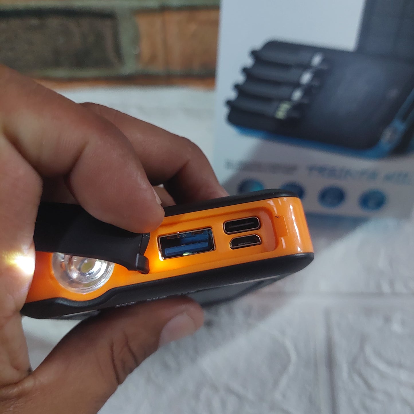 Bateria portatil solar 30000mah Cod:5097 driver:01