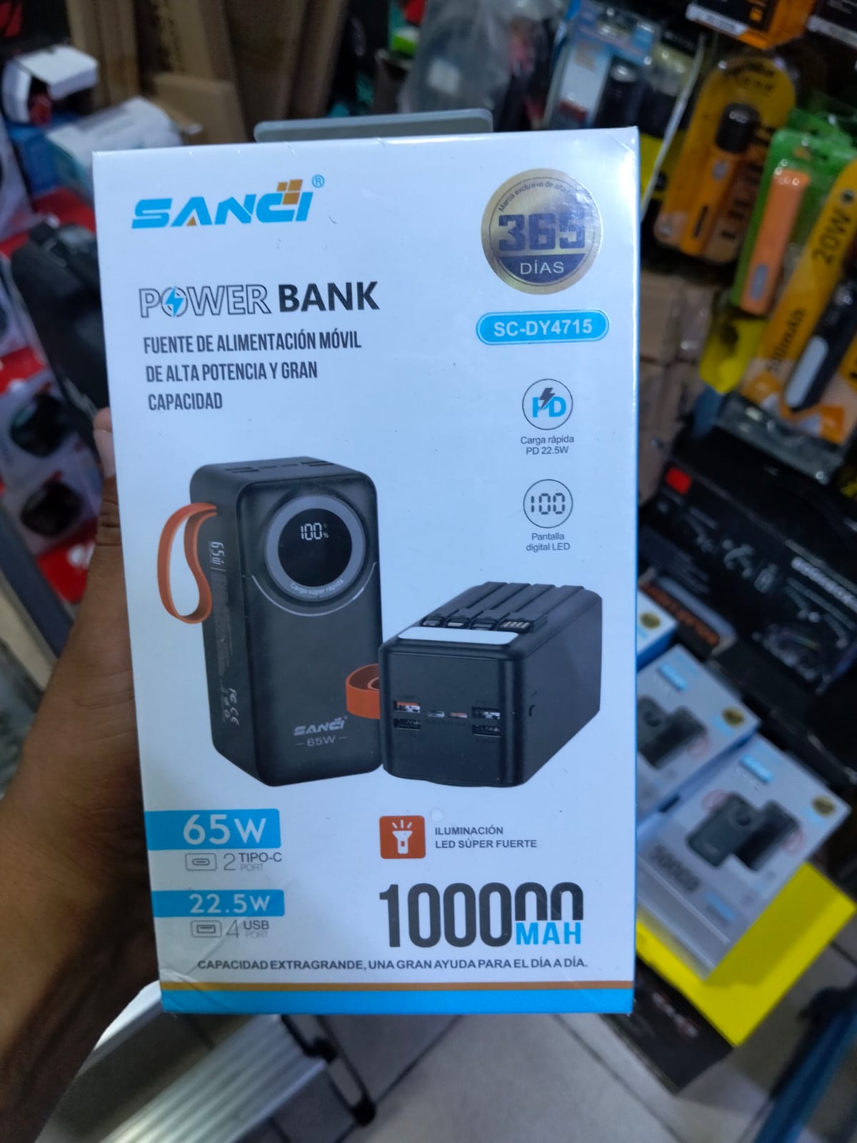 Bateria portatil 10000mah  SANCI COD:1427 driver:02