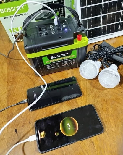 Kit solar con panel con panel solar COD:3155 COD:02,05