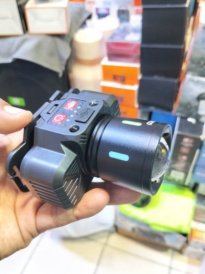Linterna minera recargable con sensor de movimiento Cod:3014 driver :02