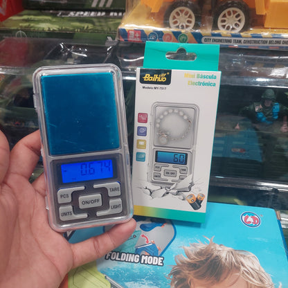 Balanza Gramera Digital Bascula Joyeria de Bolsillo 1 gr a 500 gr Cod:1111 driver :01