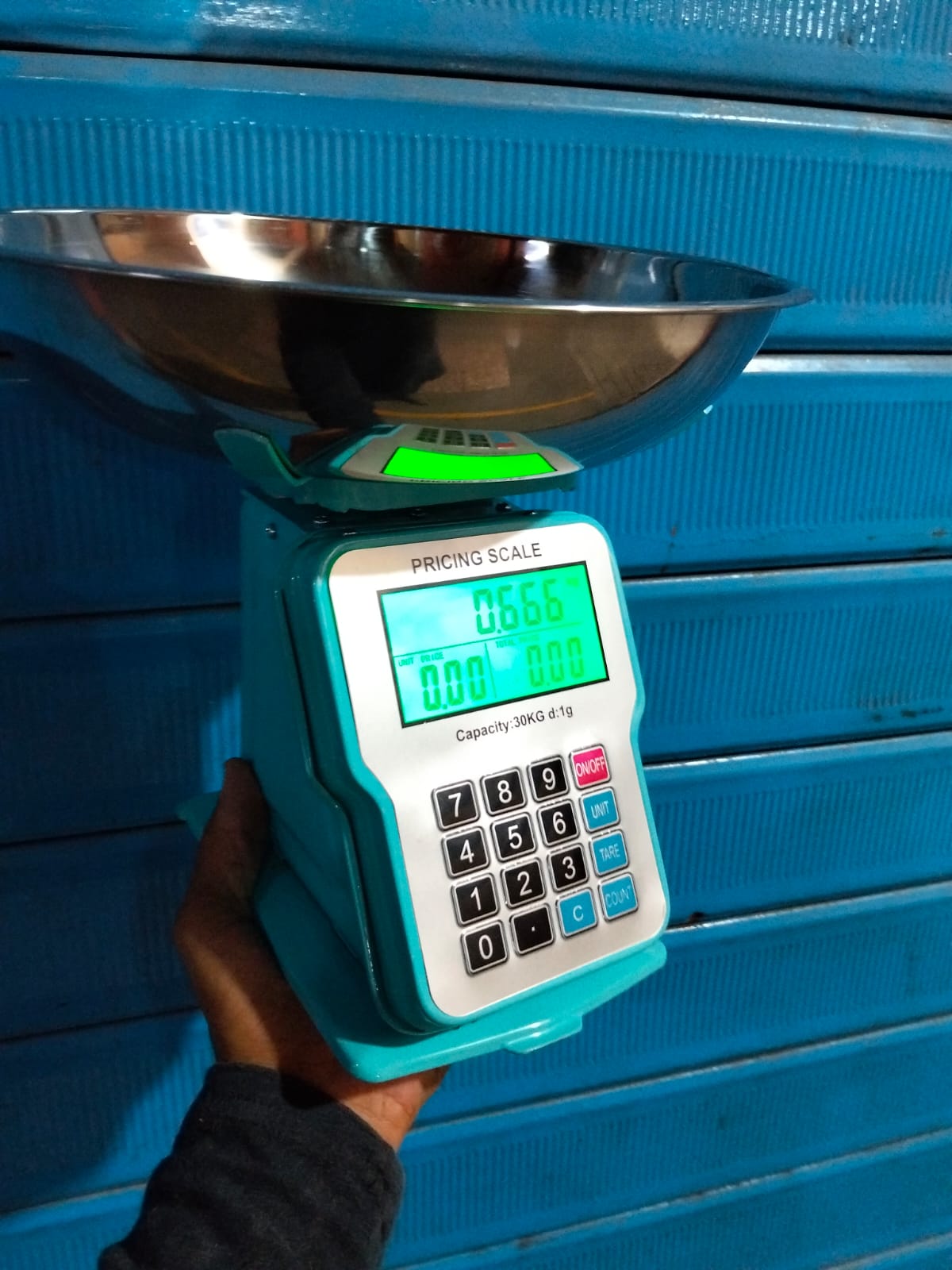 Balanza digital 30kg Cod:1156 driver :01