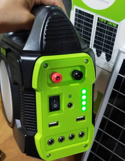 Kit solar portatil con panel solar COD:3153 COD:02