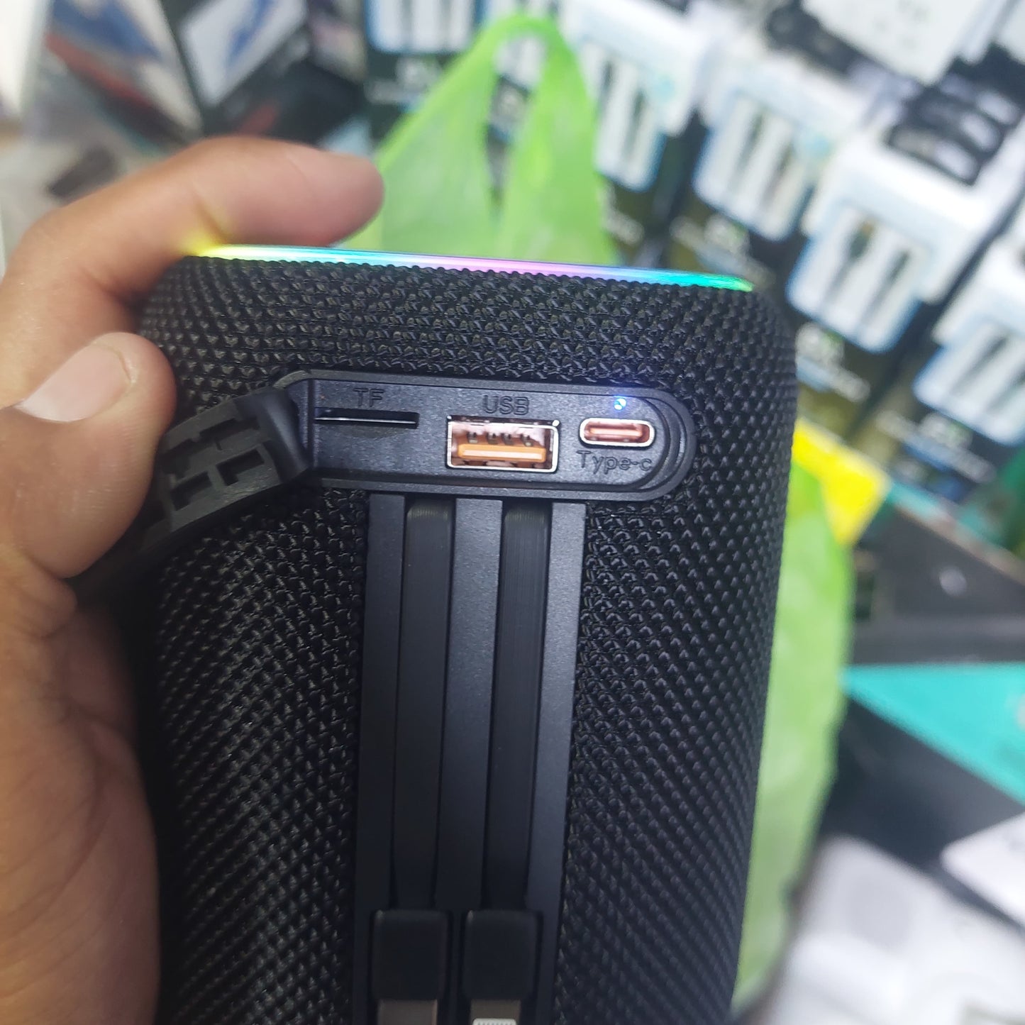 Parlante Bluetooth lidimi con bateria portatil Cod:6082 driver:02