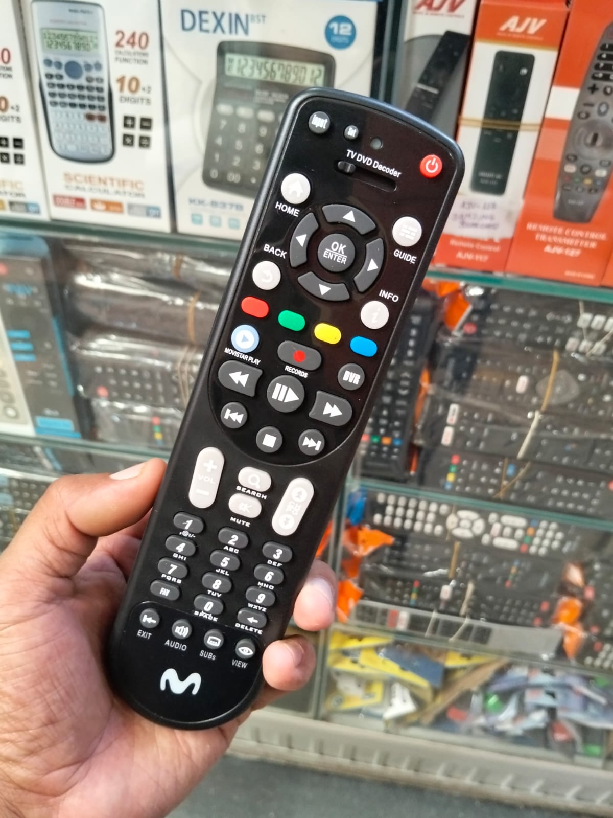 control remoto deco movistar  cod:1417 driver :03