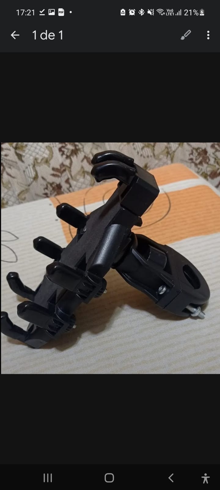 soporte de celular para moto 8 garras Cod:3274 Driver :01