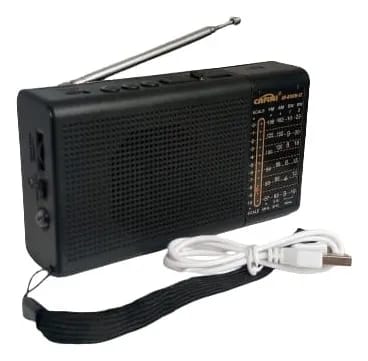 Radio recargable  con panel solar  Cod:1367 driver:03