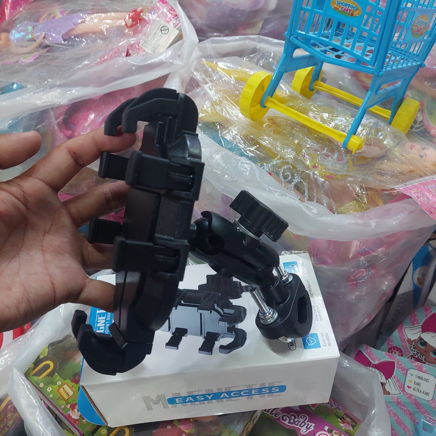 Soporte de celular  8 pines para timon de moto Cod:5006 Driver:01