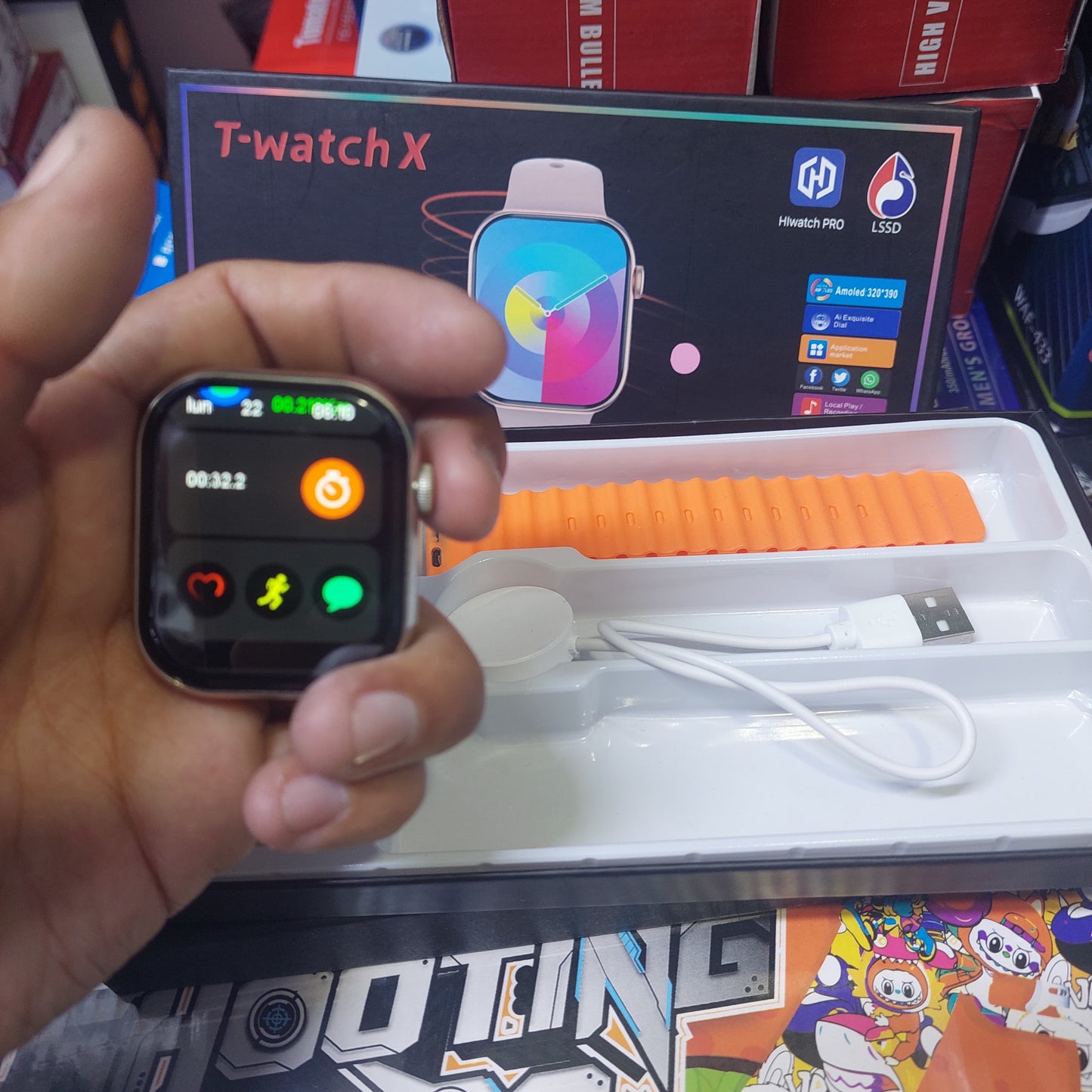 Reloj smartwacht 2 correas Cod:4458 Driver :02