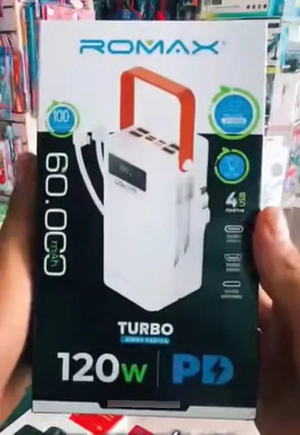 Bateria portatil 60000mah Cod:1478 driver:03, 01