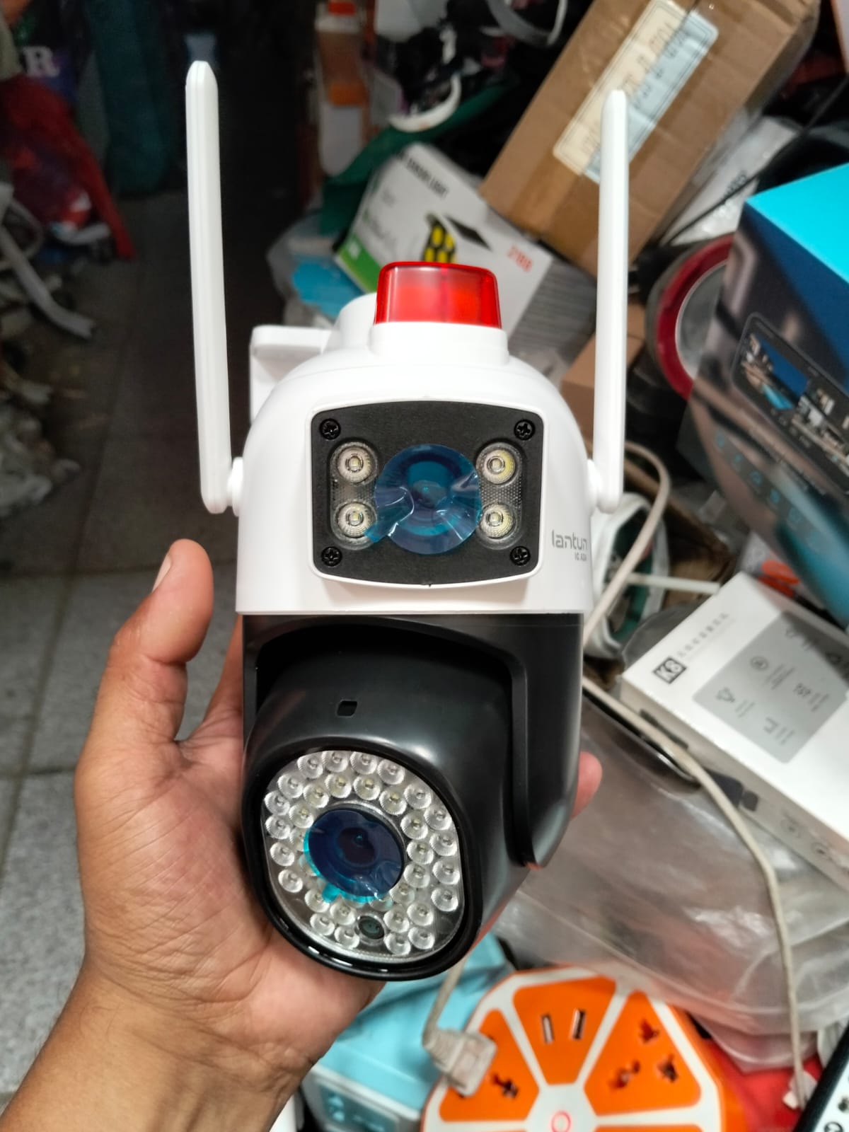 camara de seguridad doble lente  FUL HD Cod:1402