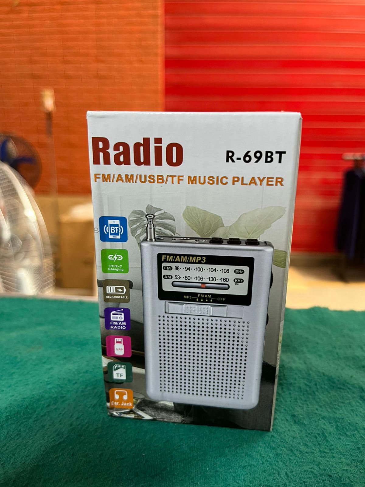 Radio recargable FM/AM Cod:1365 driver:03