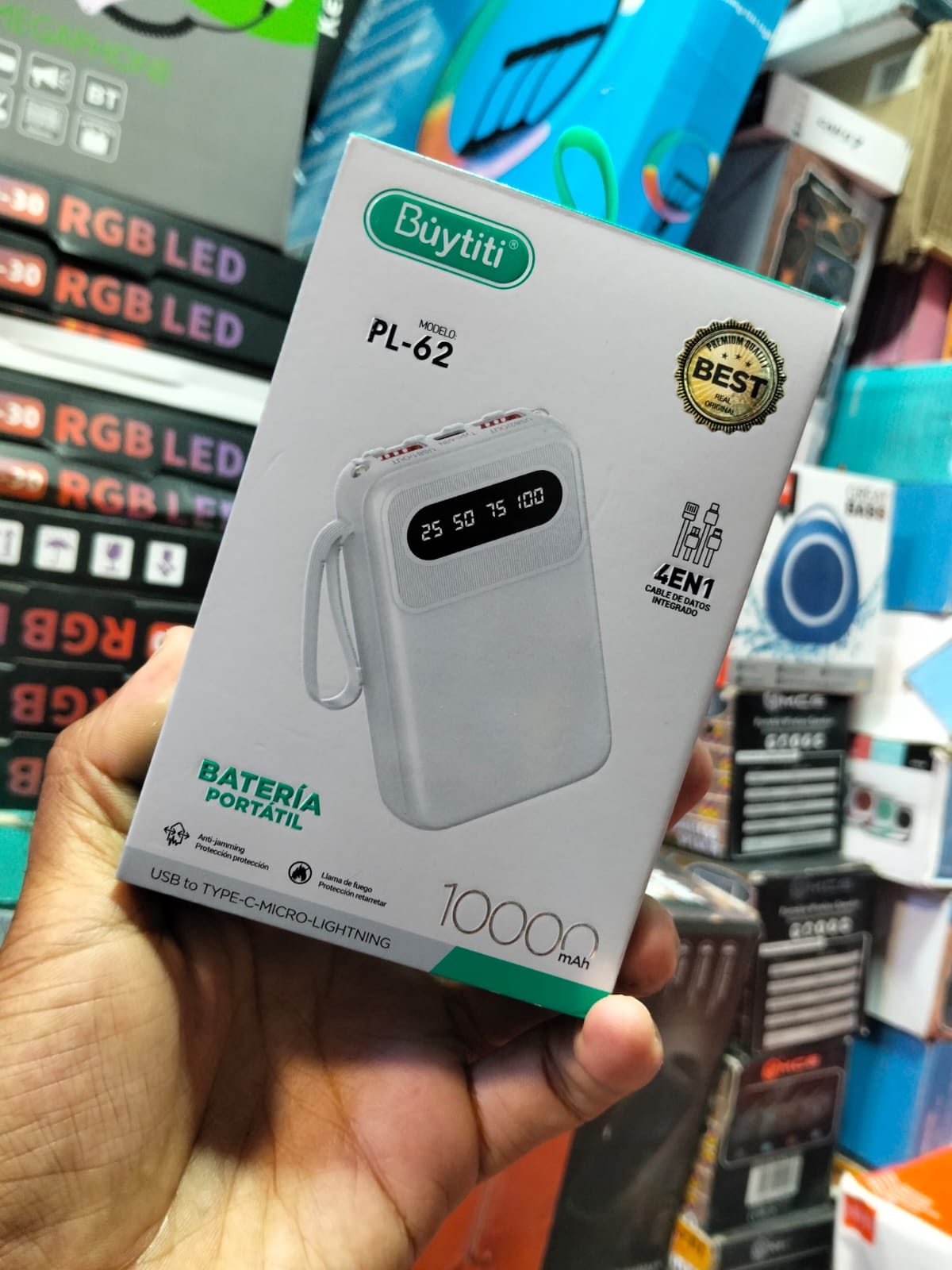 Bateria portatil 10000mah Cod:3082 driver :02