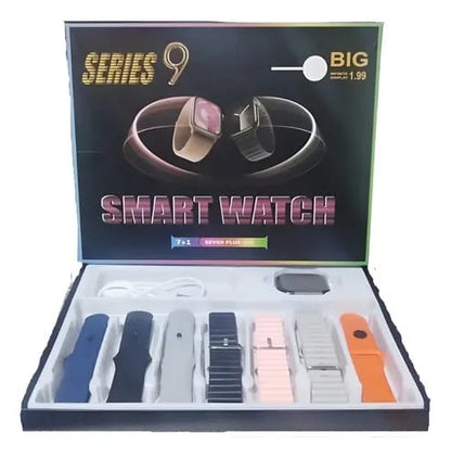 Reloj smartwatch 7 correas Cod:3038 driver:02