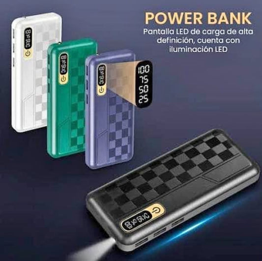 Bateria portátil 20000mah COD:3167 COD :01,02