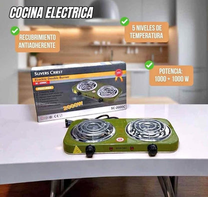 Cocina electrica 2 hornillas Cod:7004 driver :01